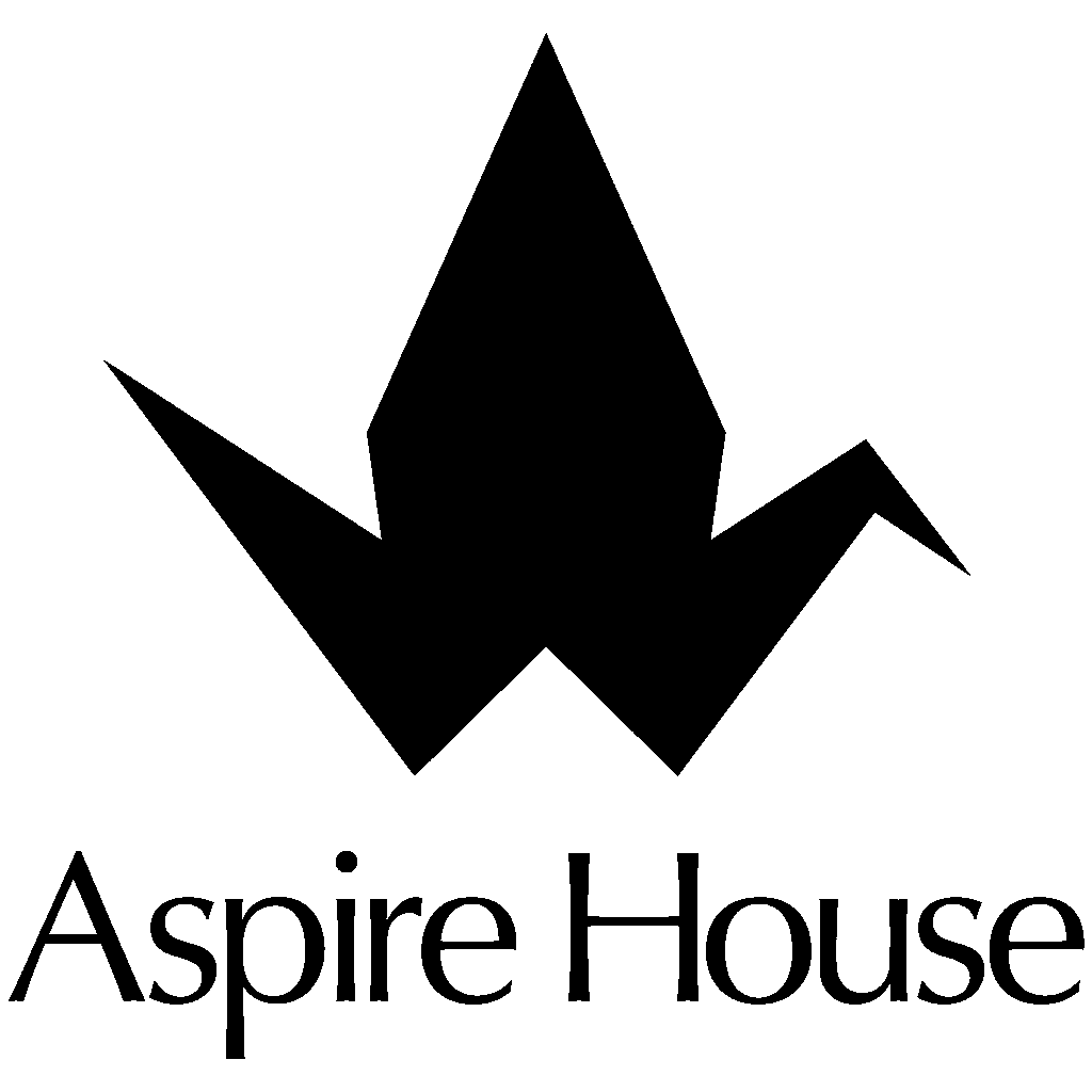aspire house logo secondary black